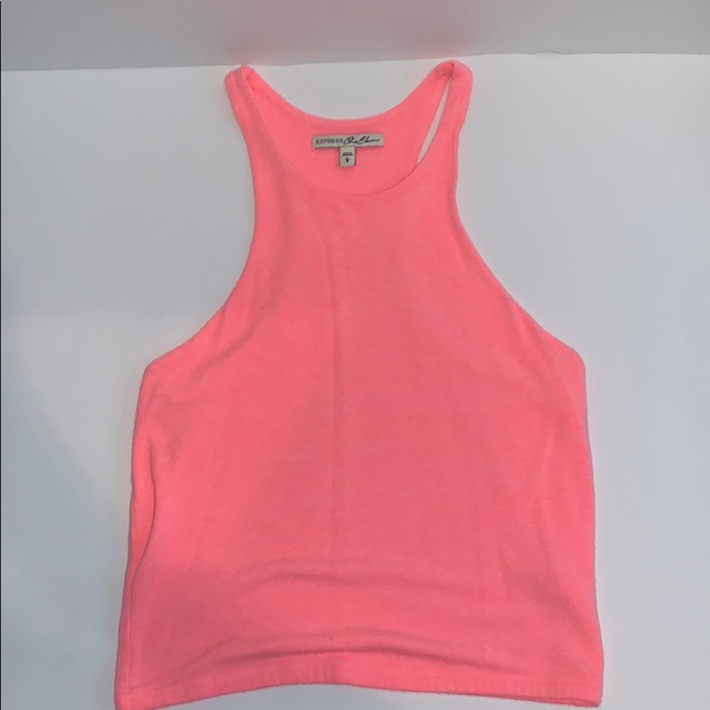 Neon Pink Crop Top- Express